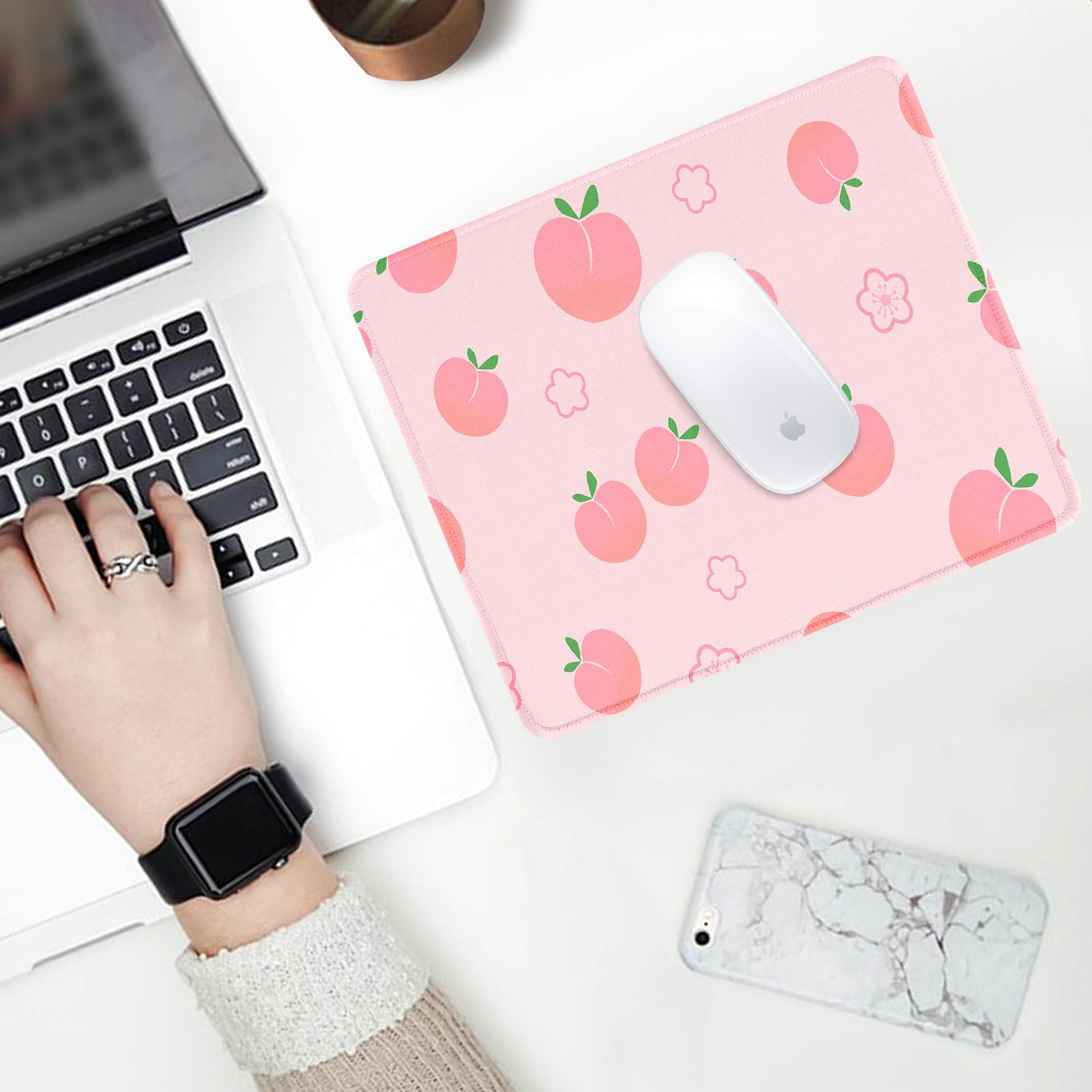 Amazon.co.jp: 【Seorsok】 マウスパッド 疲労軽減 かわいい ゴム底 ド